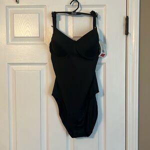 Rena Rofe Lingerie XL Black Bodysuit